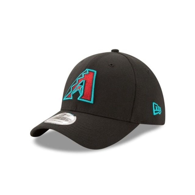 Black Arizona Diamondbacks Hat - New Era MLB Team Classic Alt 39THIRTY Stretch Fit Caps USA8751620